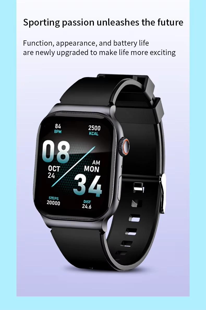 Trend Product 2024 new arrival Smartwatch Bluetooth call 2.01 inch screen Android iOS system blood oxygen detect smart watch