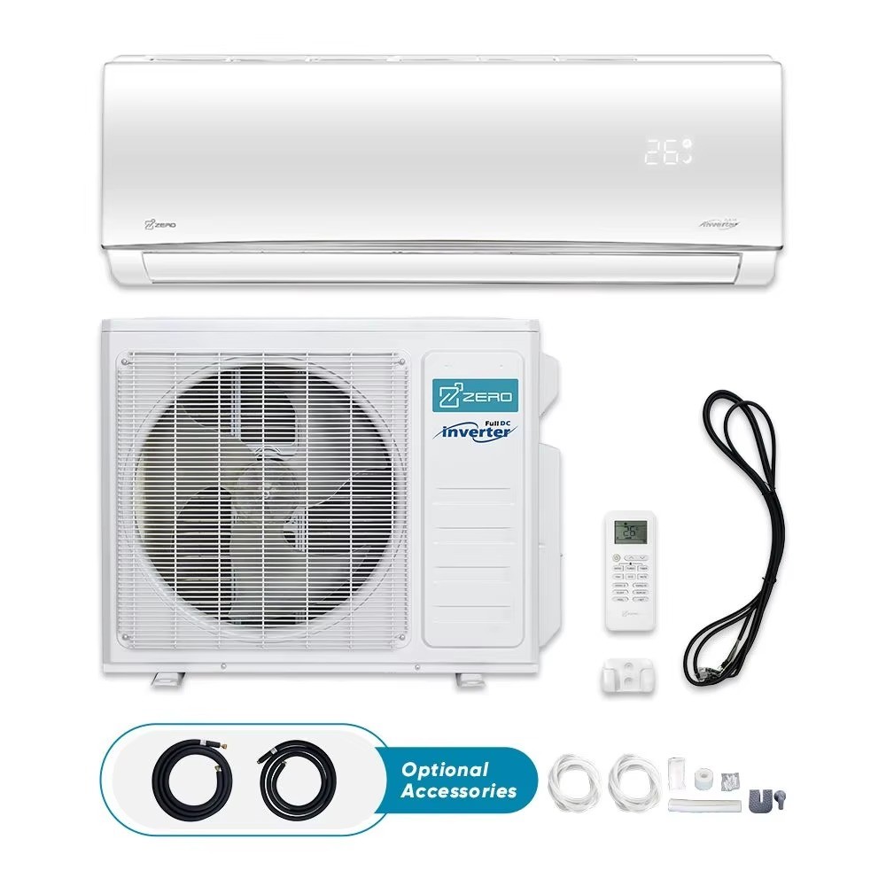 High Efficiency Mini Split Air Conditioner 9000 18000 24000 36000 Btu Smart Split Unit ZERO Z-MAX 110V 230V DC Heat Pump Room