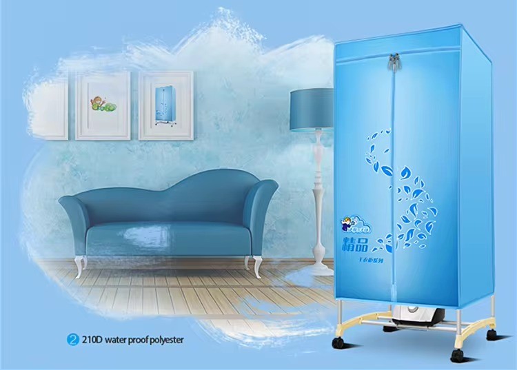 CE blue stand automatic electrical low noise price baby cloth household instant portable clothes and shoes dryer