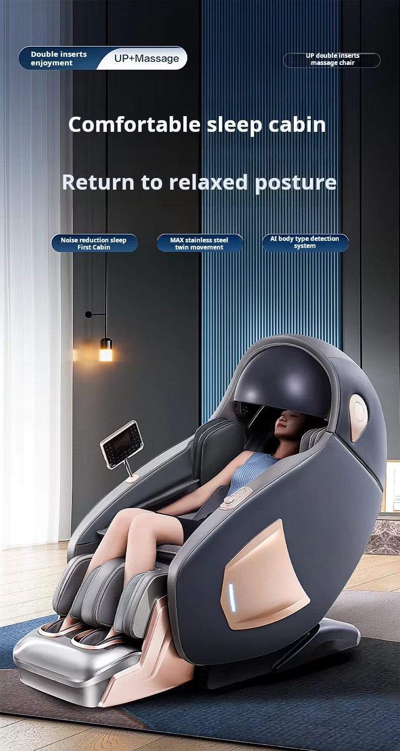 best electric shiatsu dual core office luxury spa 4d full body foot massage chair full body 2024 zero gravity leather recliner