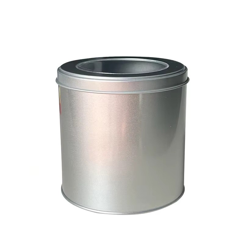 Hot Sale Round High Quality Custom Kids Metal Cookie Tin Box Tin Can